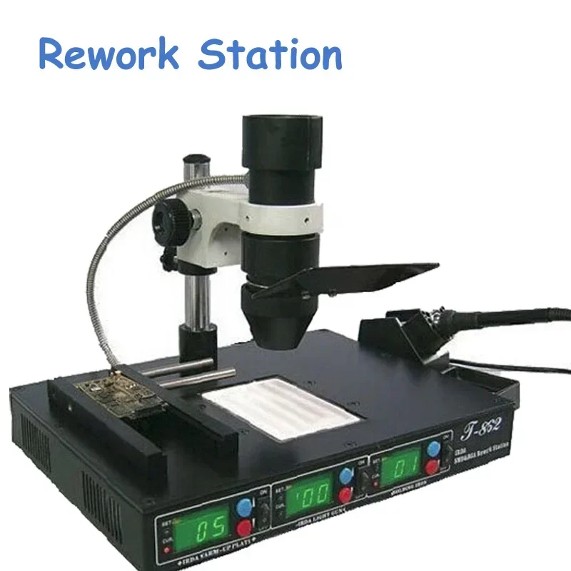 Infrared Bga Rework Station - SMT赤外線BGAリワークステーションSMDはんだ付けステーションはんだ溶接ICリボールマシンT862人気販売中