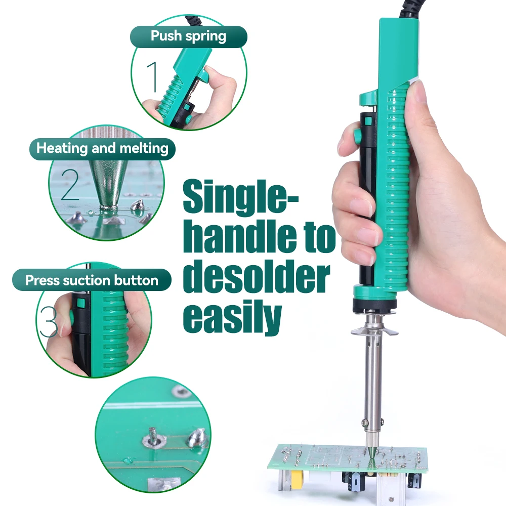 YIHUA-929D-Vブリキの吸盤、電気歯科除去鉄溶接、ノ - Desoldering Pump Electric Vacuum Station のレビューと価格
